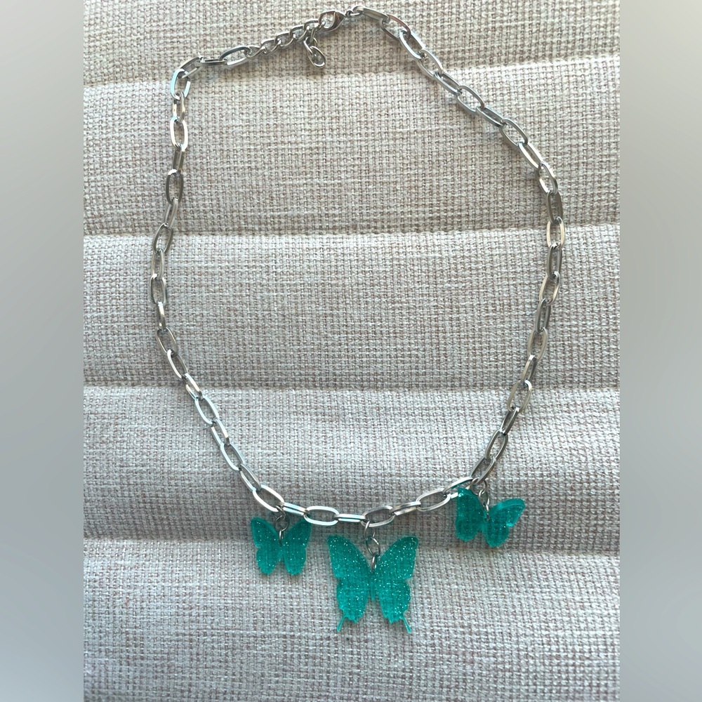 ShopSomethinFunky Butterfly necklace